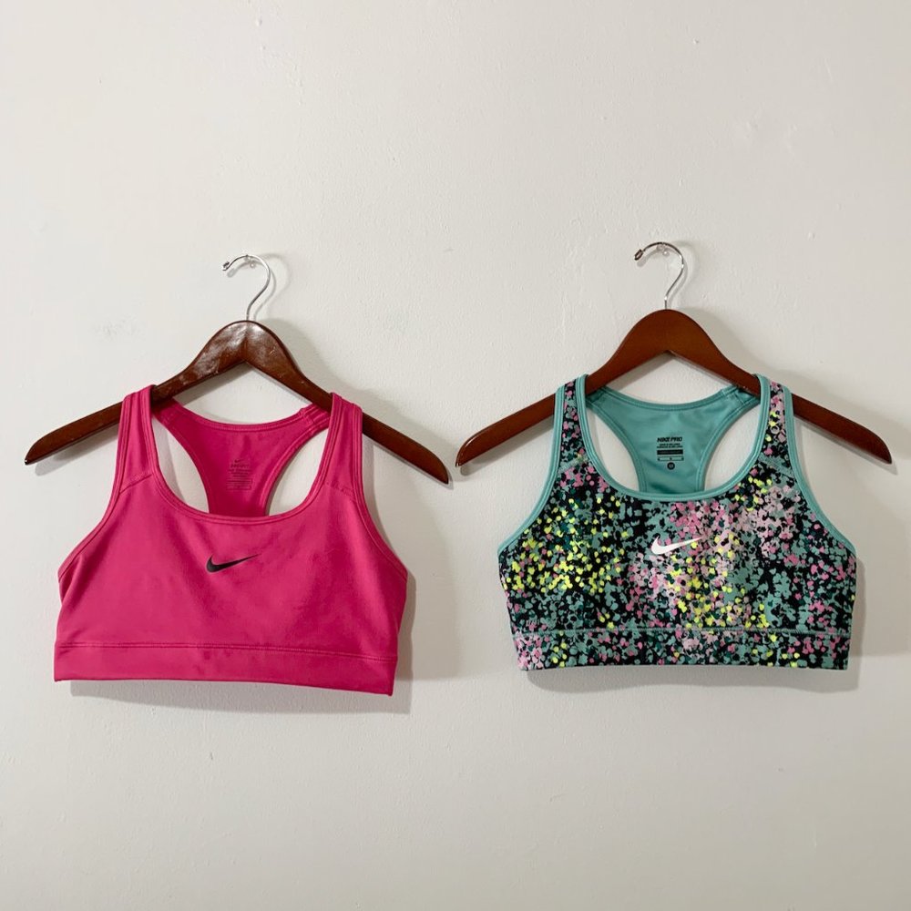 Nike Pro Dri-Fit Sports Bras Bundle of 2 Women's Medium / M